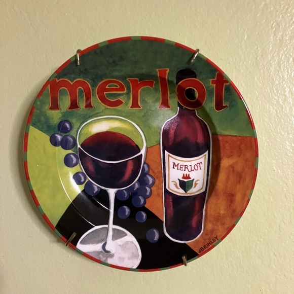 Decorative wine plates - Picture 3 of 6